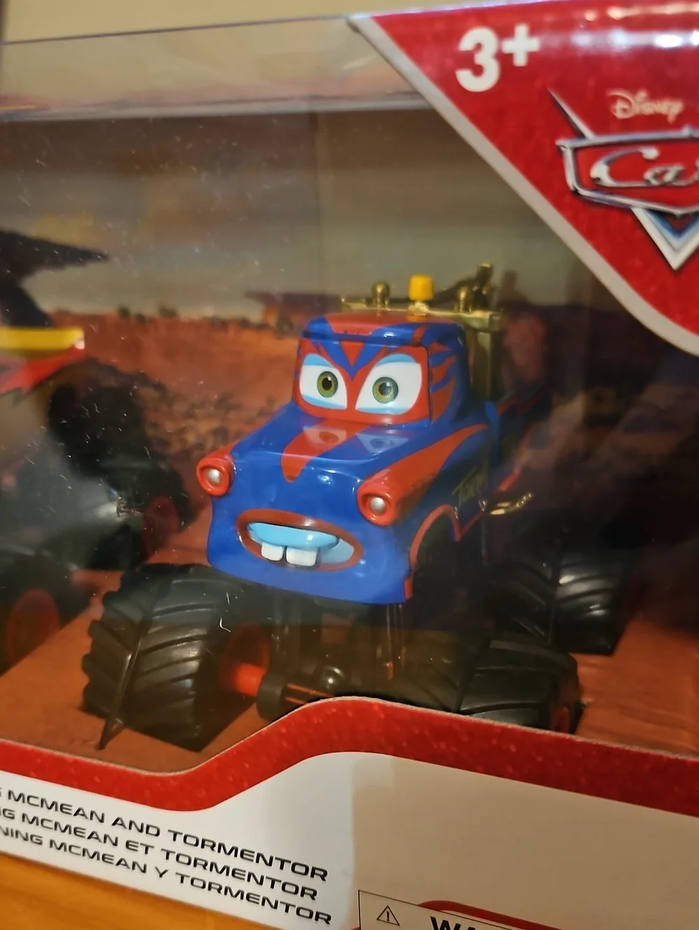 Disney Pixar Cars Frightening McMean & Tormentor Monster Trucks NIB